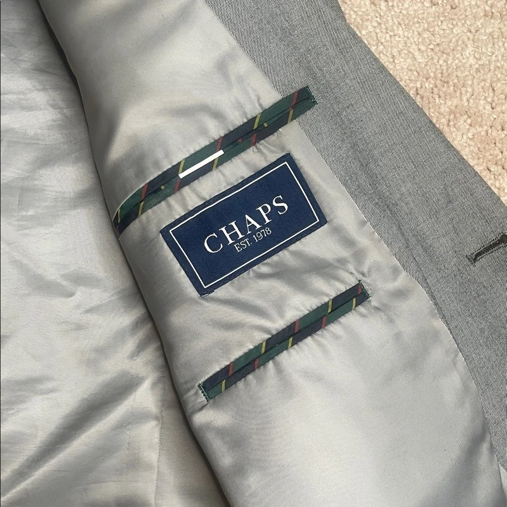 NWOT Chaps Light Gray Men's Blazer